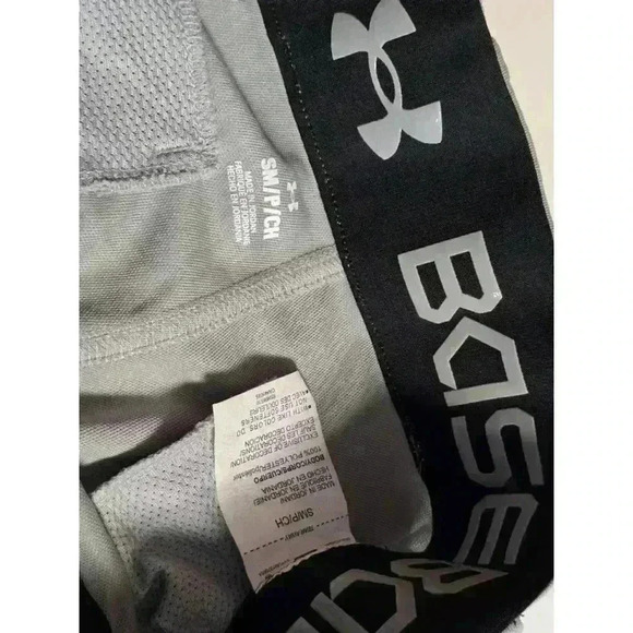 Men's Under Armour Baseball Short Pants Gray SM/P/CH‎ - Picture 6 of 6